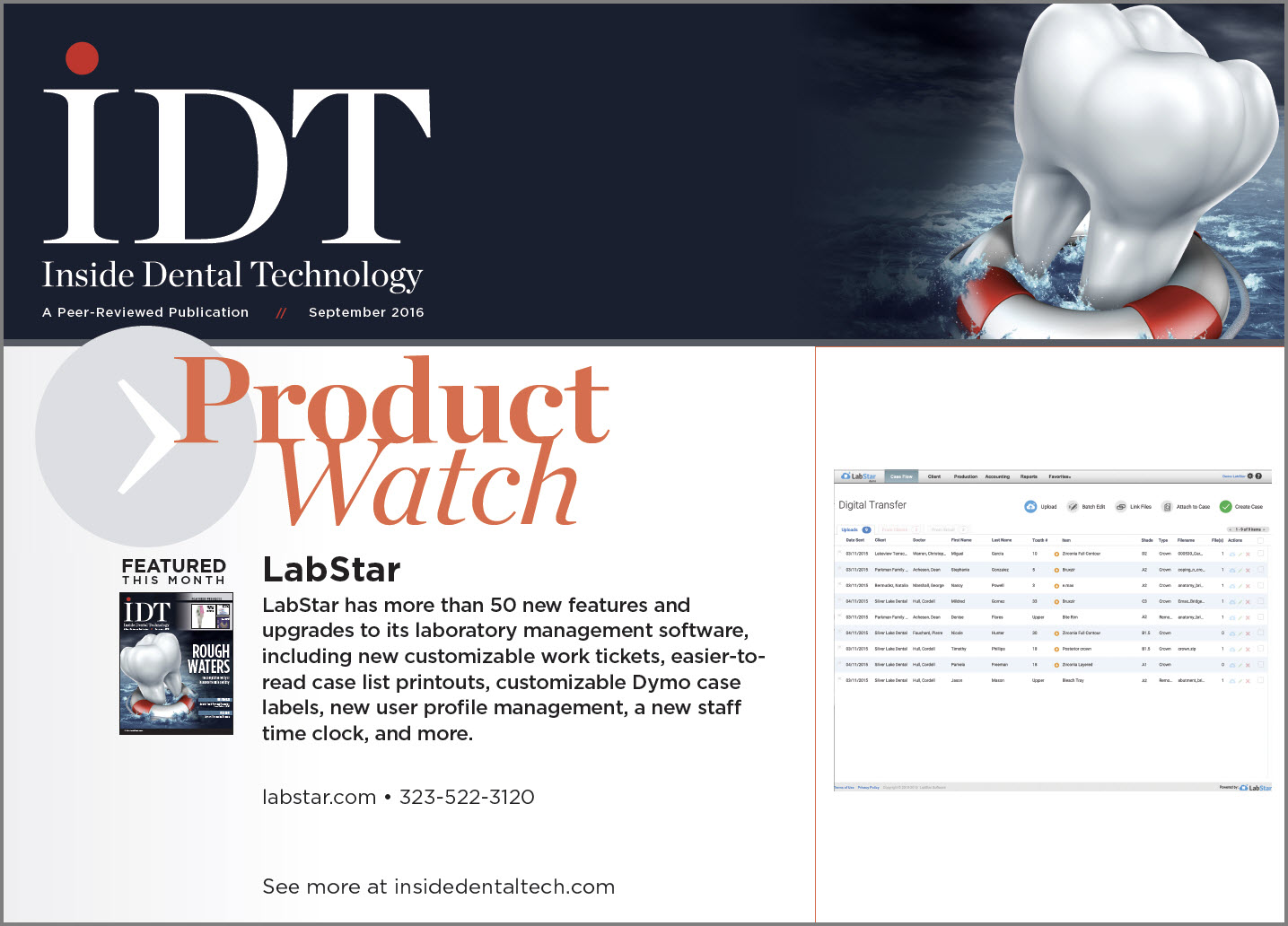 LabStar Software in IDT